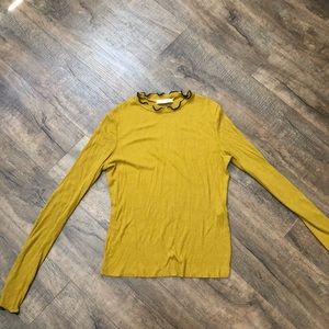 Zara mustard turtleneck